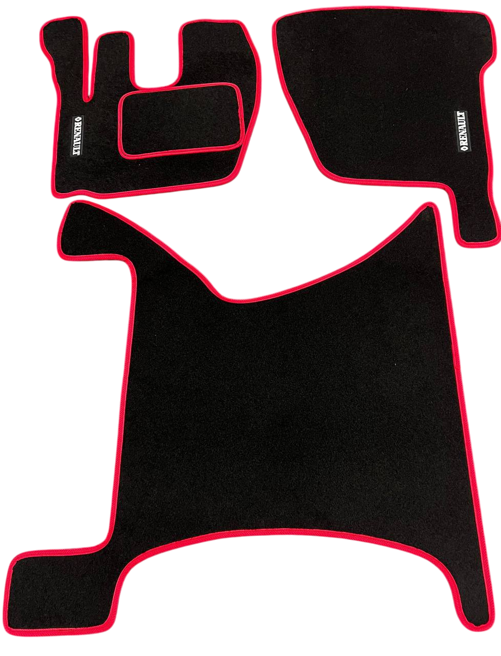 Килимки в салон ворсові для Renault Premium 2007+ з холодильником 5 шт. Чорний (27327011)