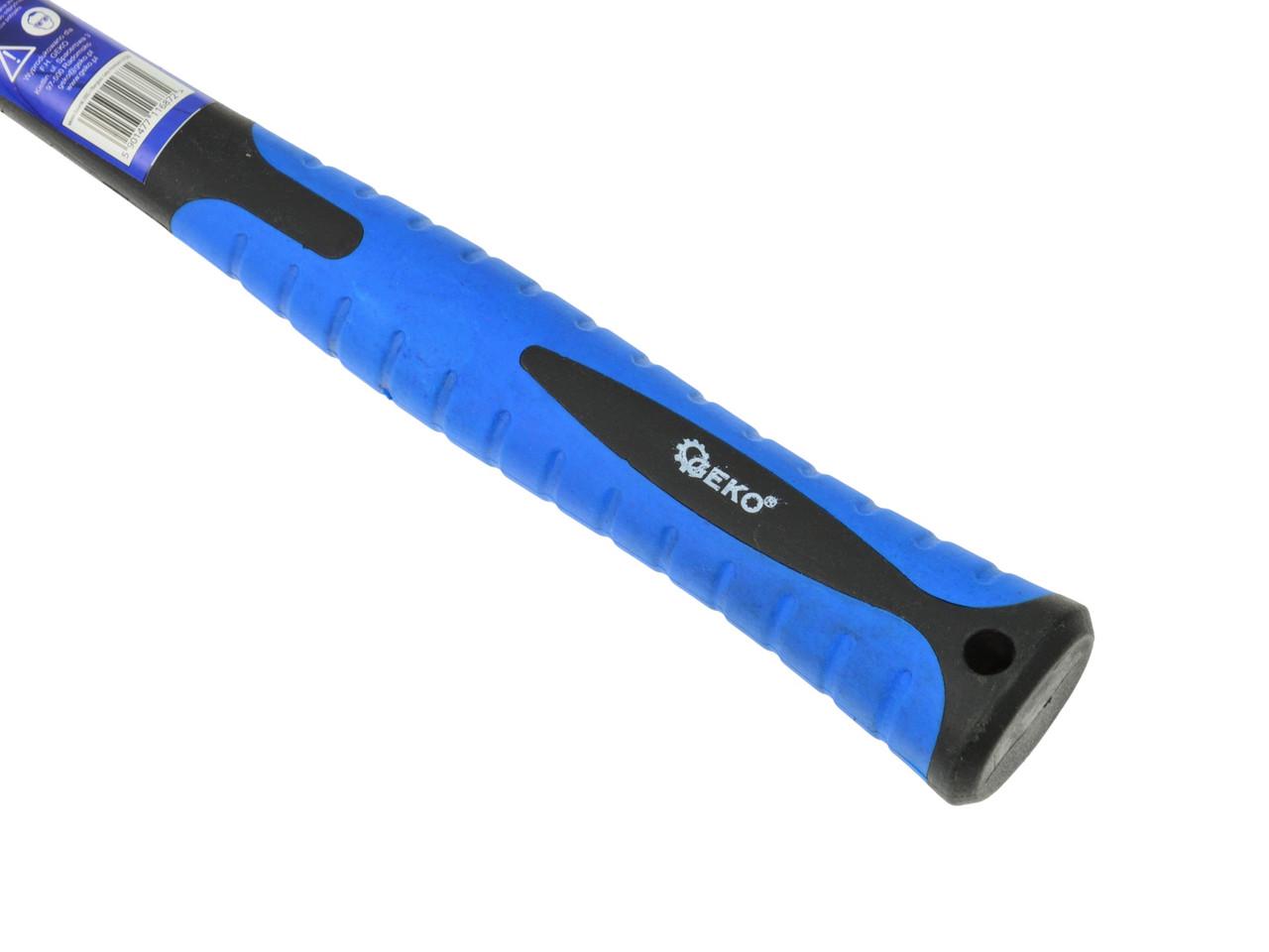 Молоток слюсара GeKo premium з ручкою зі скловолокна покритого TPR 0,2 кг (G72262) - фото 3 Молоток слюсара GeKo premium з ручкою зі скловолокна покритого TPR 0,2 кг (G72262) - фото 3