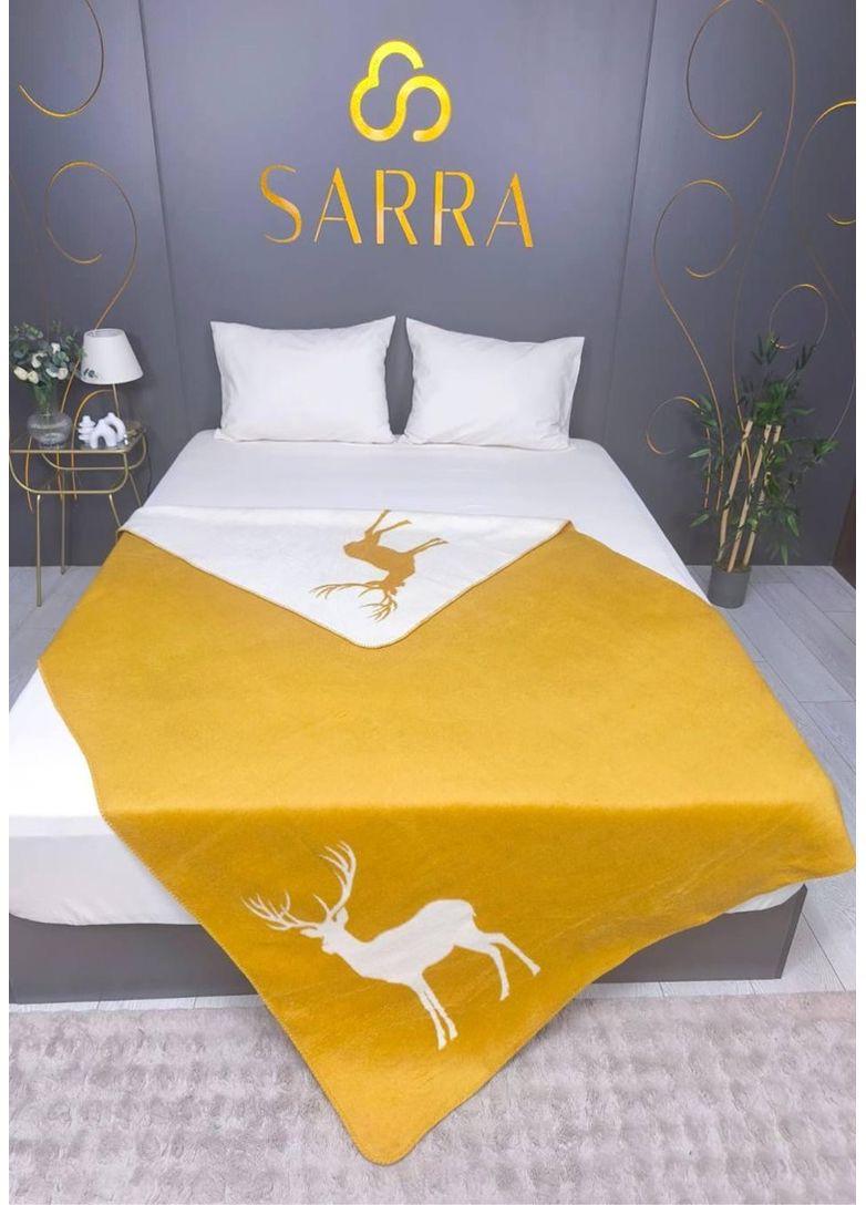 Плед-покривало SARRA бавовна односпальний 150х200 см Жовтий (TC303376072)