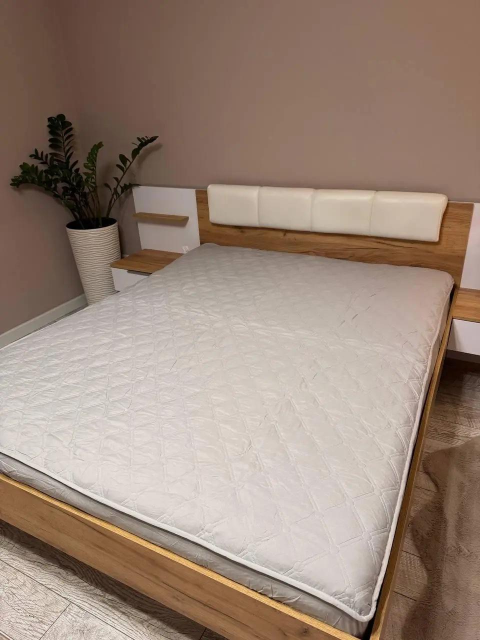 Наматрасник хлопковый Mency 160х200 см Серый (Д-al-namatrats-001-05) Наматрасник хлопковый Mency 160х200 см Серый (Д-al-namatrats-001-05)