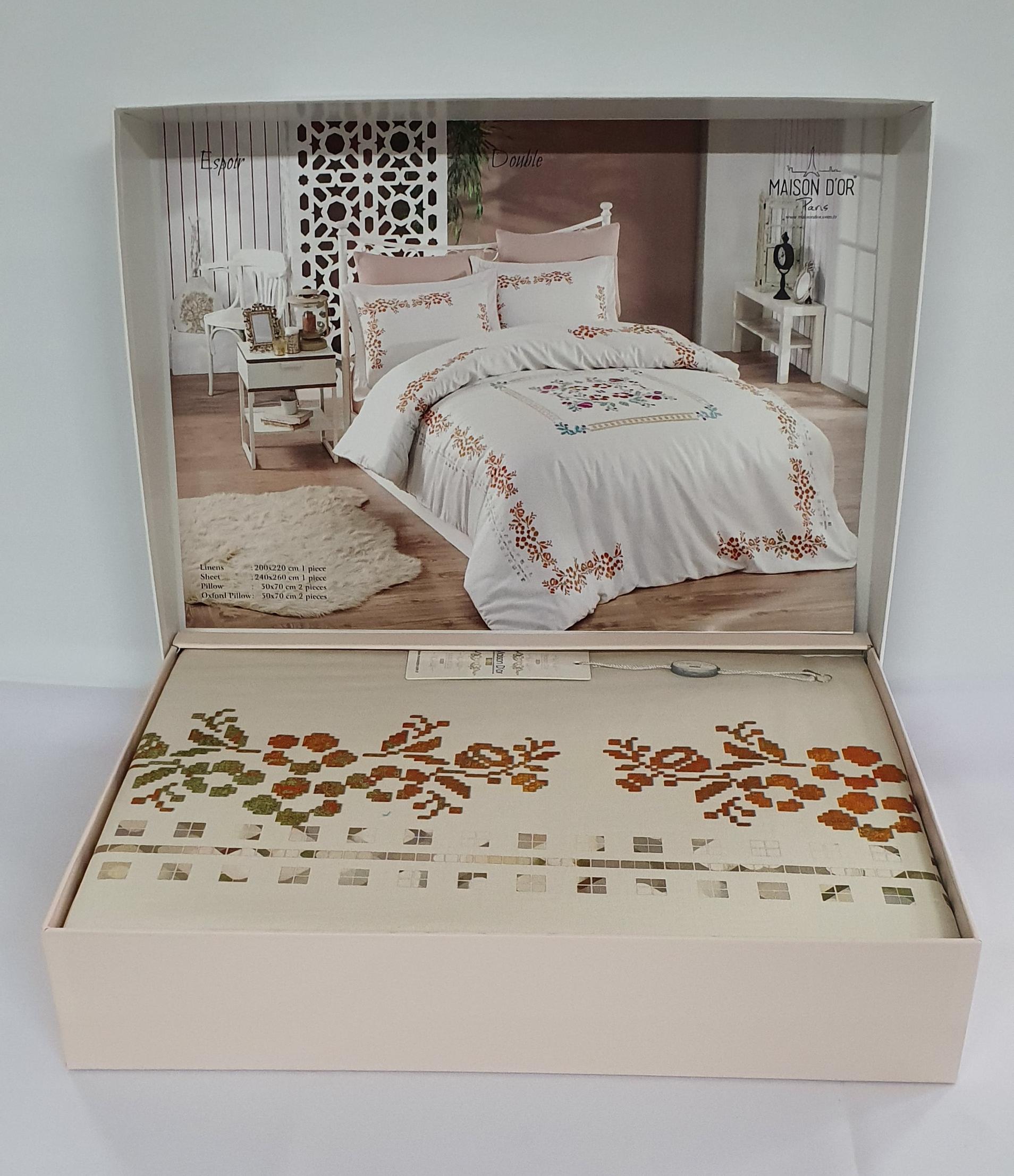 Комплект постільної білизни Maison D'or Cатин 200х220 Espoir (02MD200220SkEspoir)