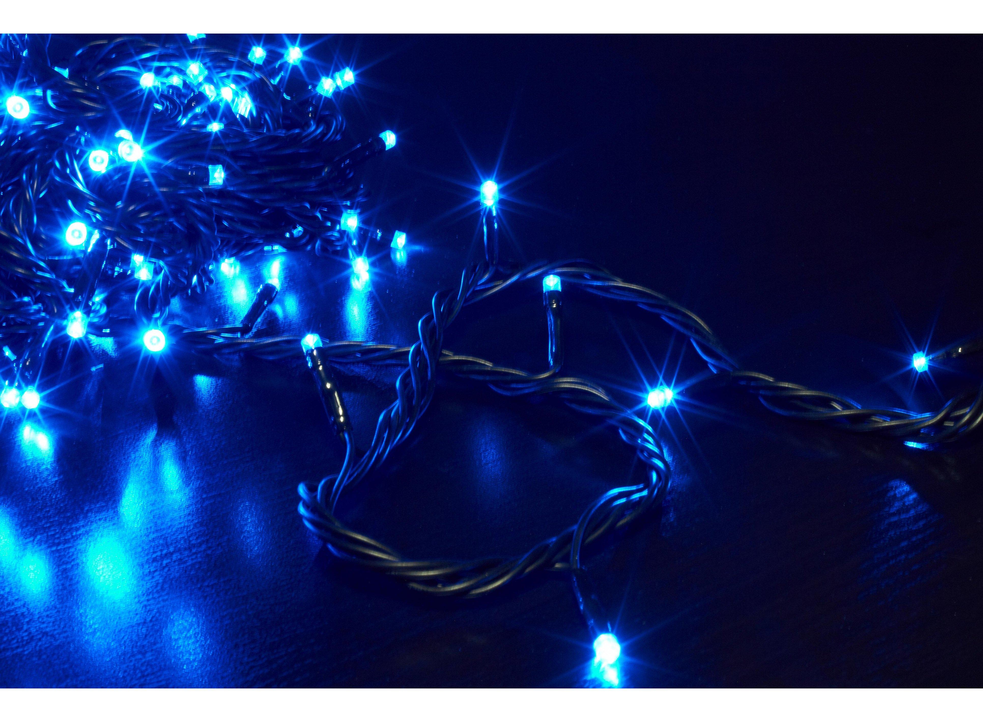 Светодиодная гирлянда LED 100 синий