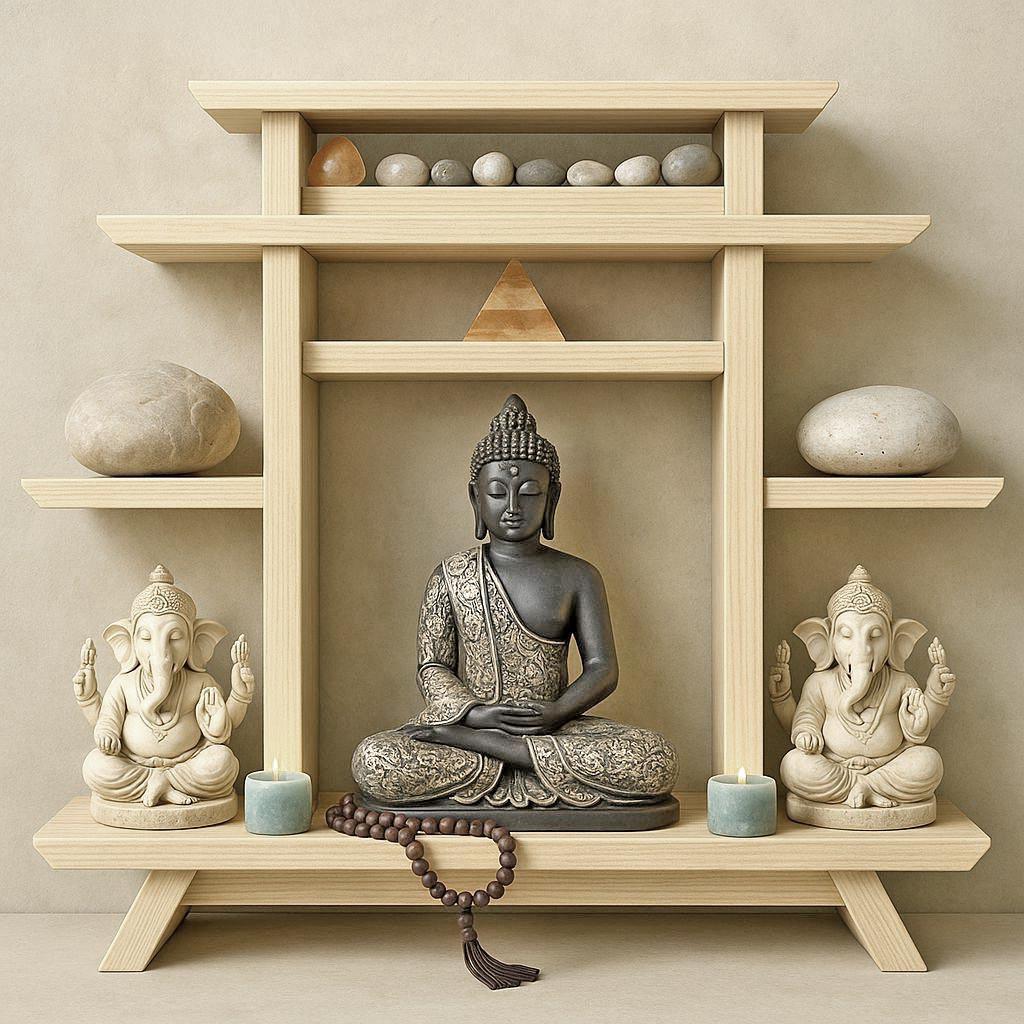 Алтарь для медитации из дерева Чамари Бланже (ЛАТ-011301)