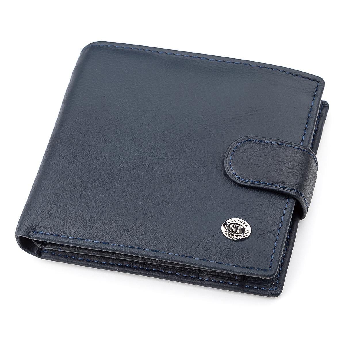Мужской кошелек ST Leather 18341 ST138 Синий