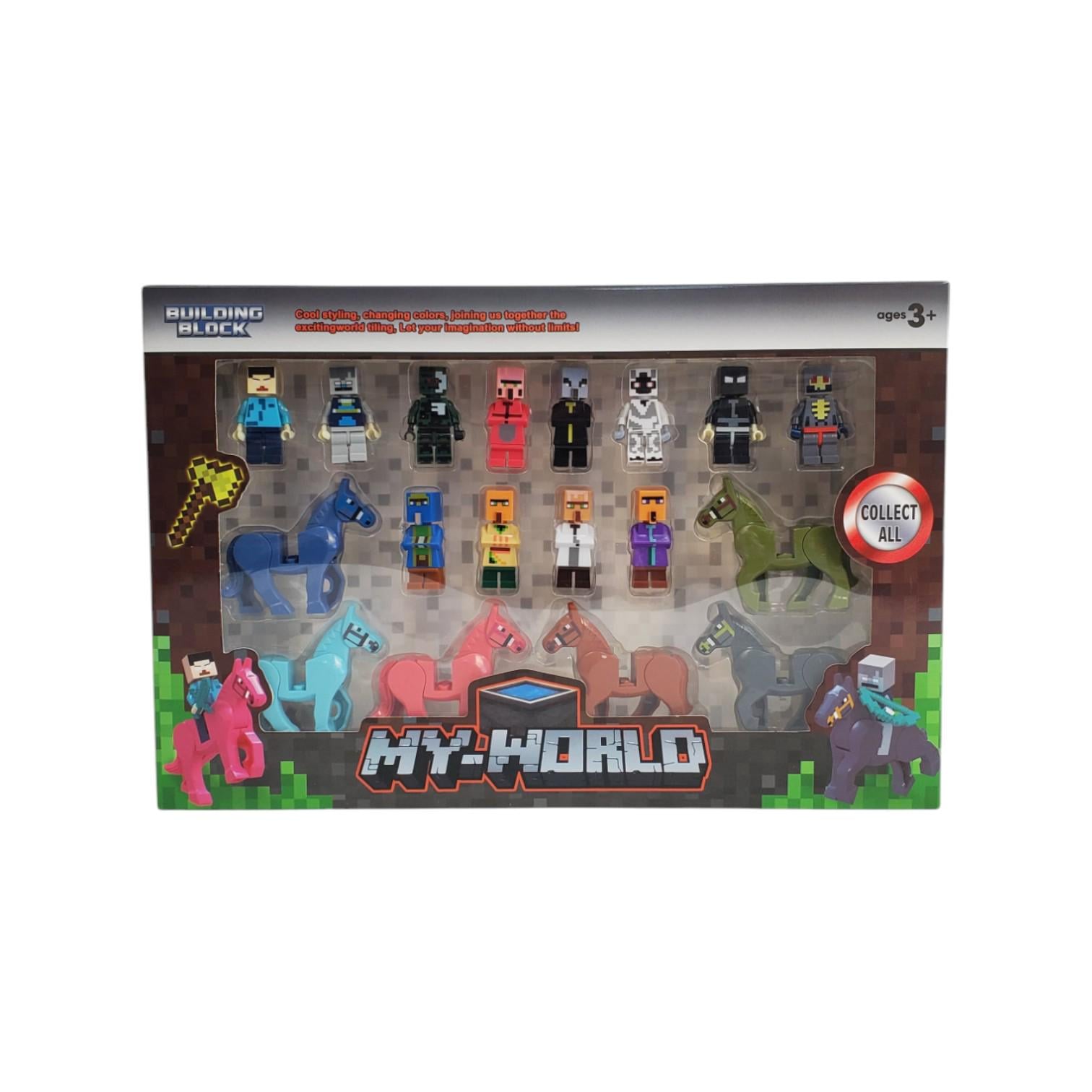 Набор коллекционных фигурок Minecraft с животными 18 шт. (WK2001)