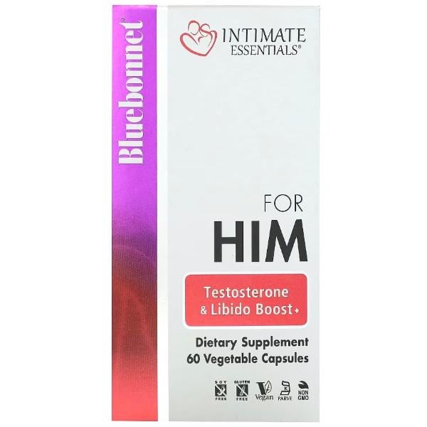 Комплекс тестостероновый Bluebonnet Nutrition Intimate Essentials For Him TestosteroneLibido Boost 60 вег. капс. (000021580)