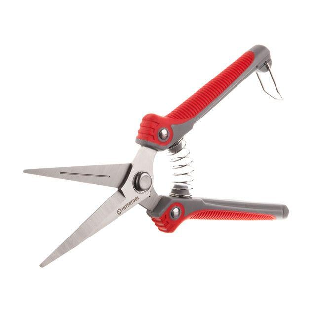 Секатор для винограду Intertool FT‑1015 INOX 200 мм двокомпонентна рукоятка - фото 4