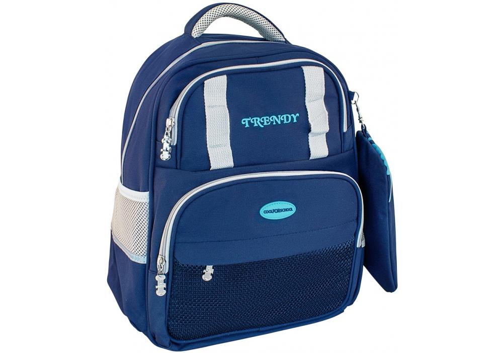 Рюкзак школьный Cool For School Trendy 38x30x14 см 16-25 л Royal Blue (CF86537)