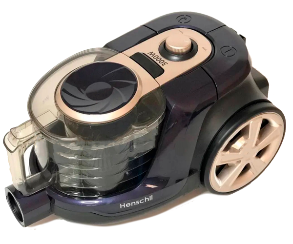 Пылесос колбовый Henschll XN19-88 без мешка 4 л 3000W Черный (XN-19-88_2460)