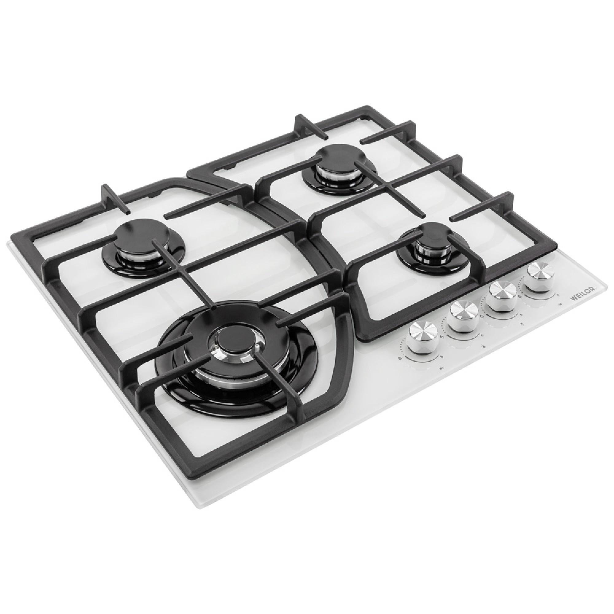 Варочная поверхность газовая WEILOR GG W 644 WH - фото 3 Варочная поверхность газовая WEILOR GG W 644 WH - фото 3