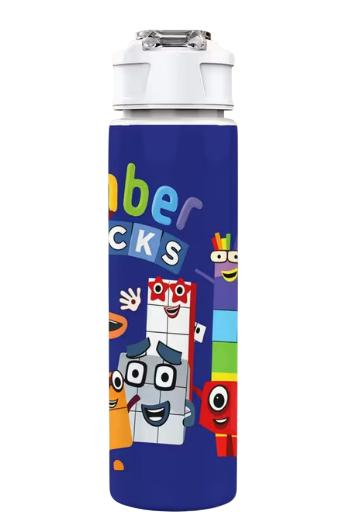 Дитяча пляшка для води з трубочкою Numberblocks 750 мл (35110153)