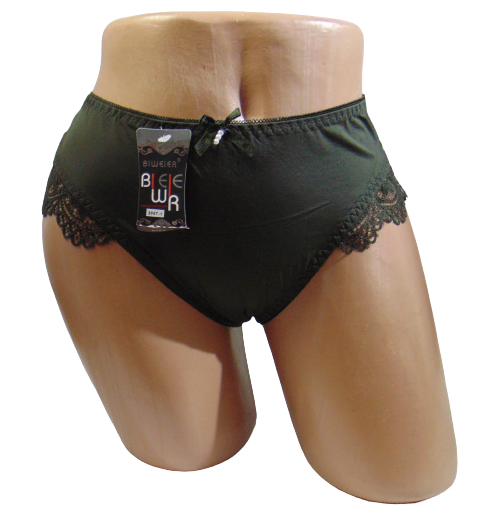 Жіночі трусики бразиліана Biweier 20071 XL Зелений (1868743757)