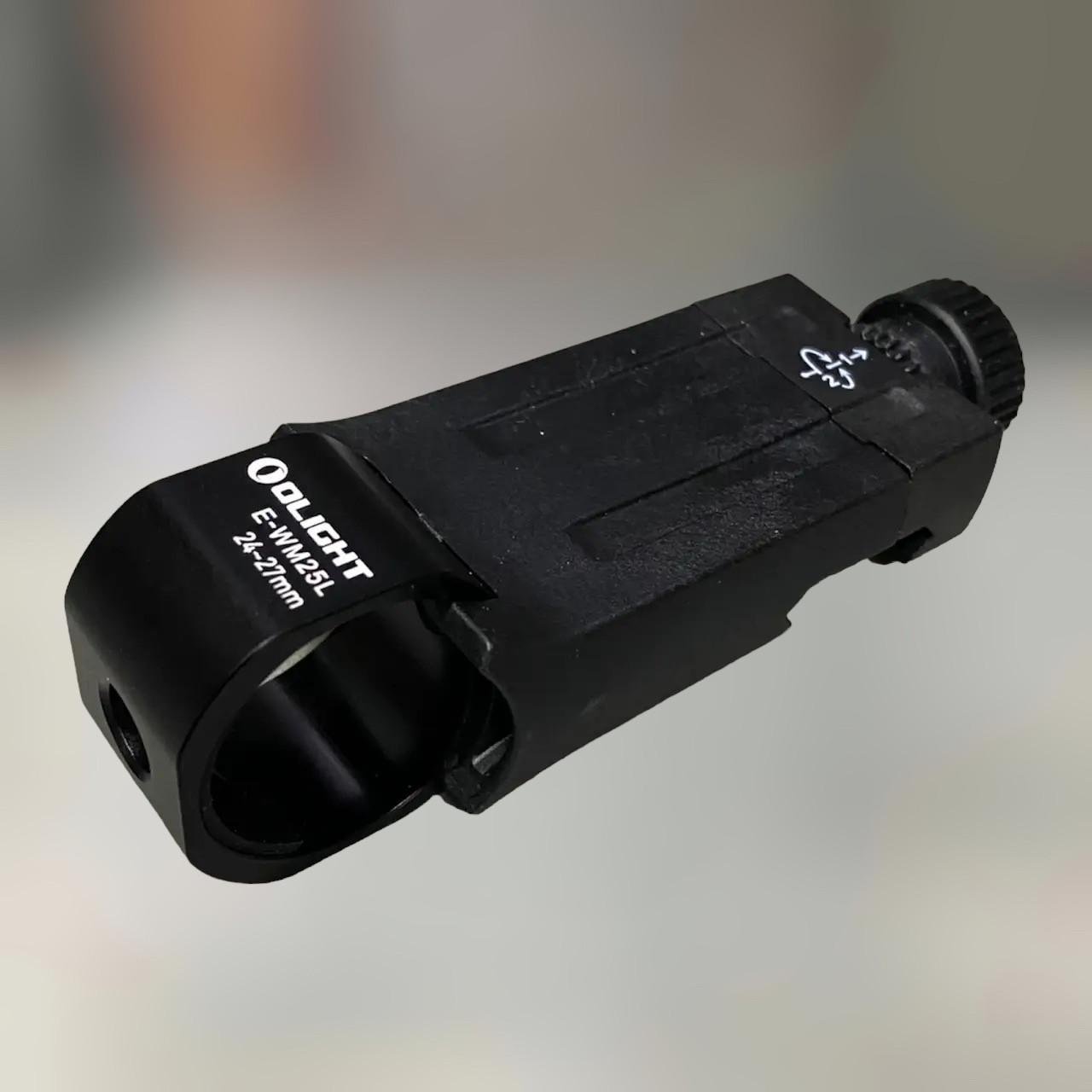 Крепление для фонаря на оружие Olight E-WM25L под диаметр 24,4-27,4 мм Picatinny/Weaver (1742876366)