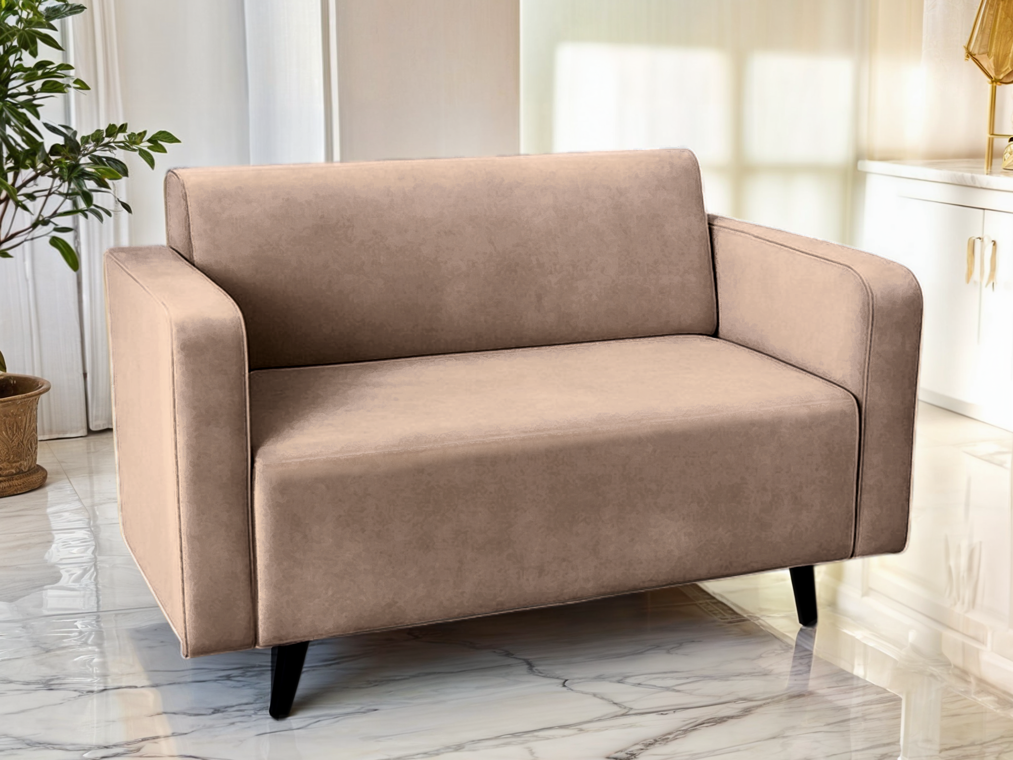 Диван офисный Tobi Sho Тайм с подлокотниками велюр Крокус 1260х680х770 мм Бежевый (Бежевый/07) Диван офисный Tobi Sho Тайм с подлокотниками велюр Крокус 1260х680х770 мм Бежевый (Бежевый/07)