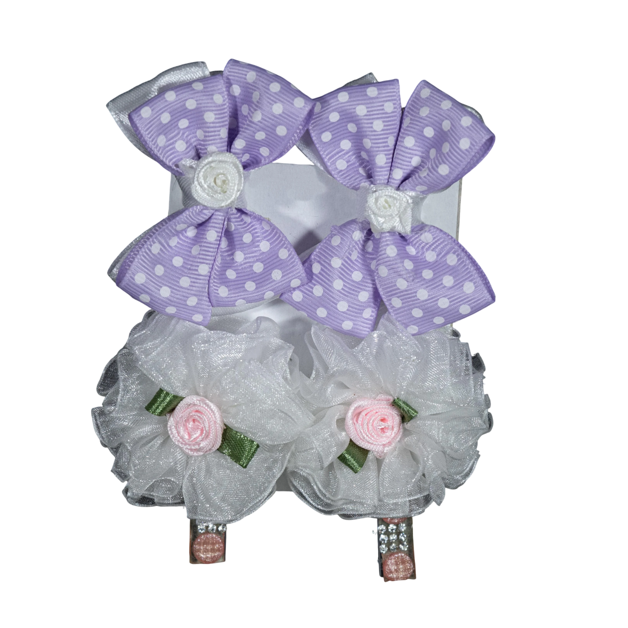 Заколка ДАЙС для волос 5 см набор из 4 шт. (ФБ5-4)