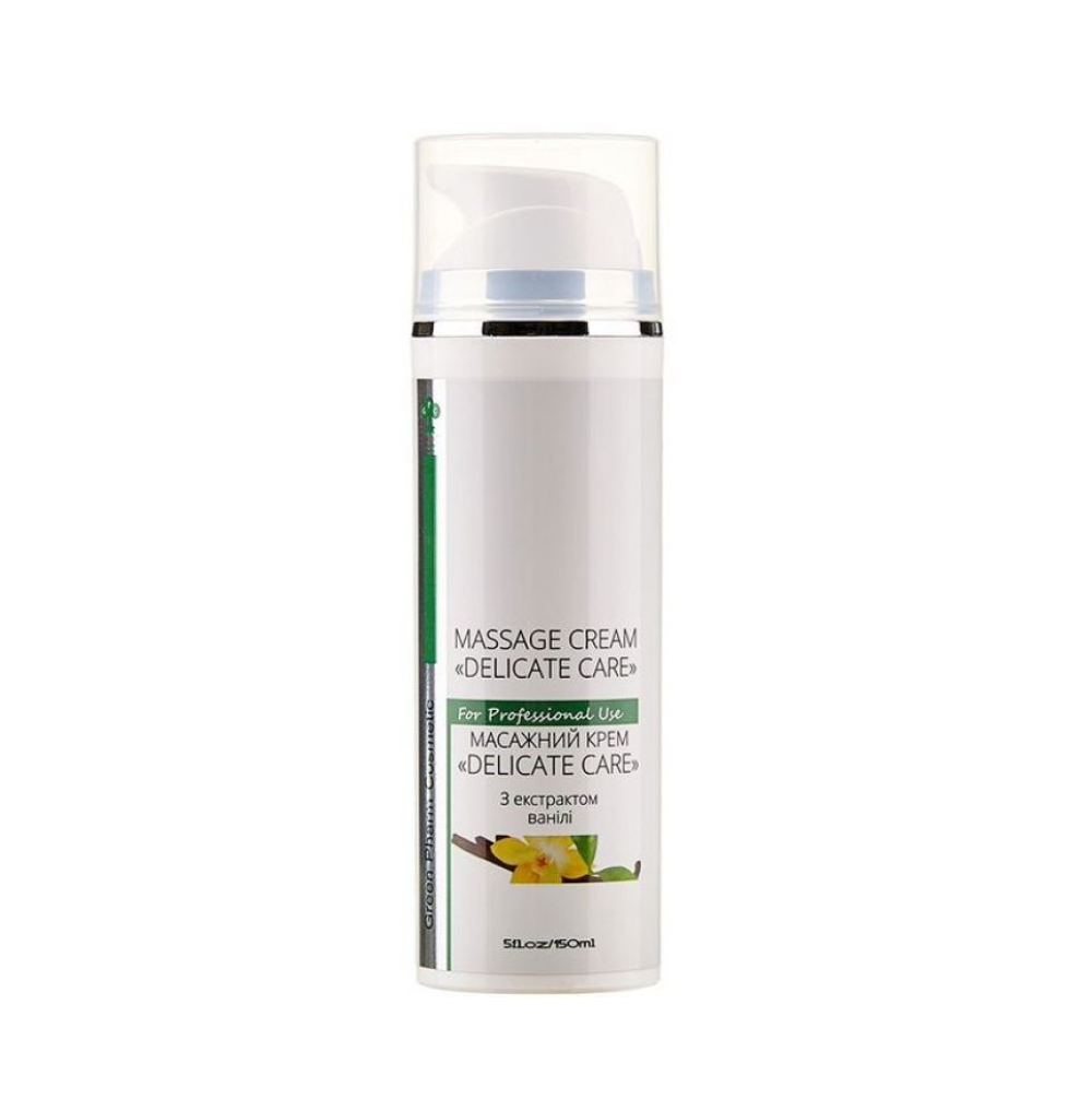 Масажний крем з екстрактом ванілі Green Pharm Cosmetic Massage Cream Delicate Care 150 мл Масажний крем з екстрактом ванілі Green Pharm Cosmetic Massage Cream Delicate Care 150 мл