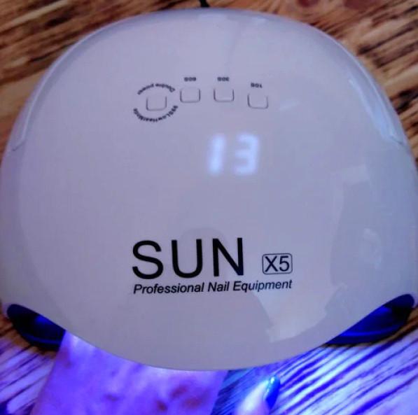 Лампа для маникюра SUN X5 54W WHITE LED/UV (1847160558) - фото 4