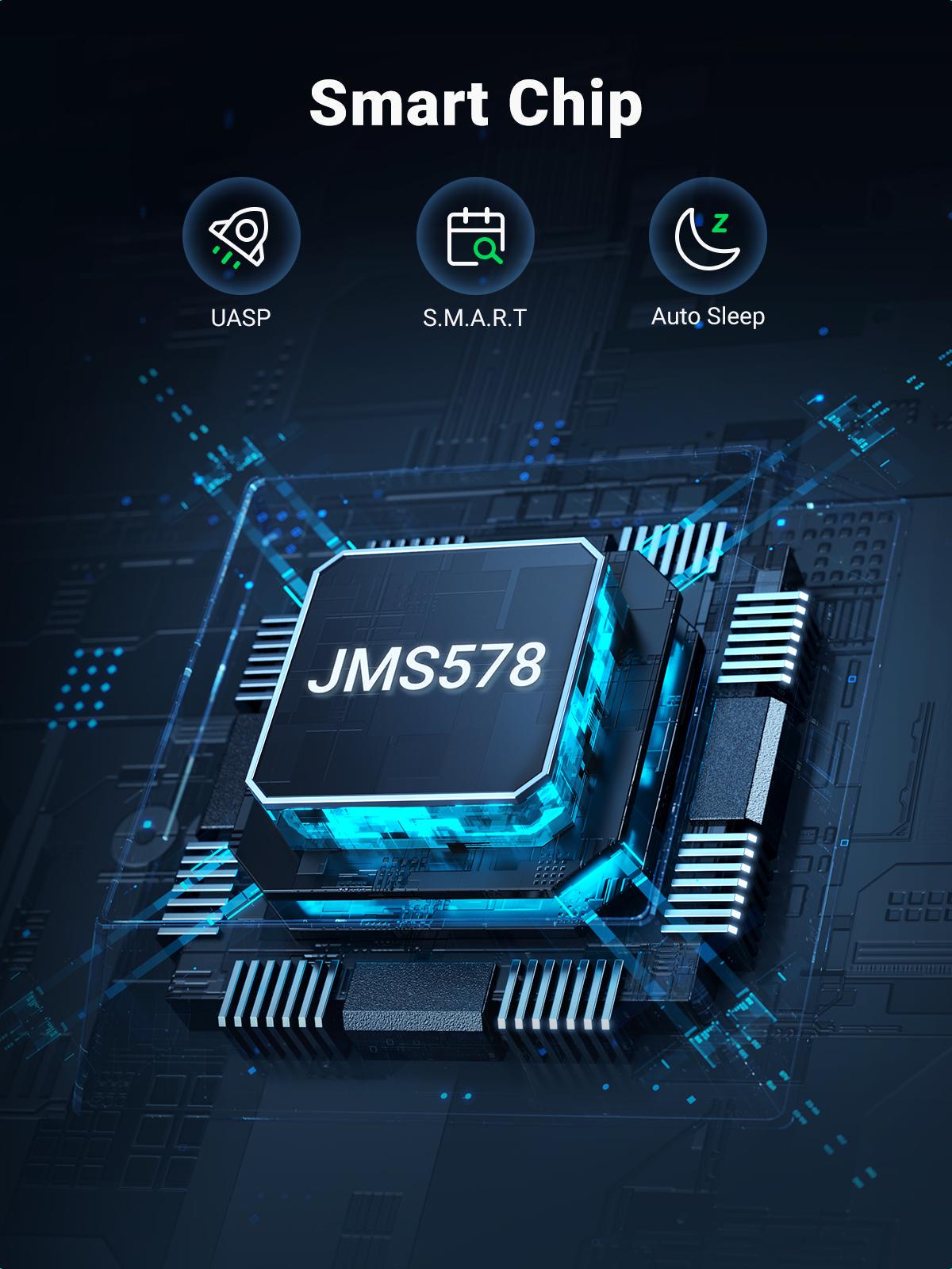 Корпус UGREEN для SSD/HDD 2,5"/5 Гбит/с USB 3.0 до SATA III с кабелем USB-Micro-USB Type-B Micro-B Черный (30725) - фото 6