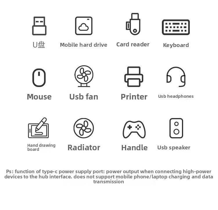 Хаб USB-C Ugreen 15 см 4 порти Сірий (65757) - фото 13 Хаб USB-C Ugreen 15 см 4 порти Сірий (65757) - фото 13