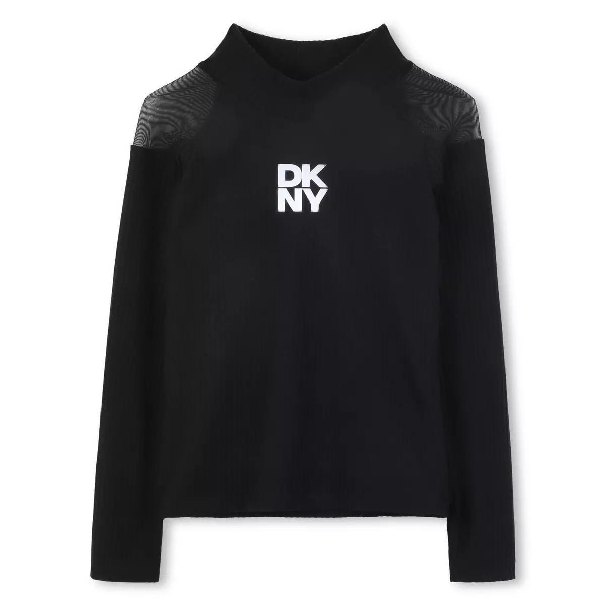 Лонгслів DKNY 62410 logo 11-12 років 146 см (2858304815)