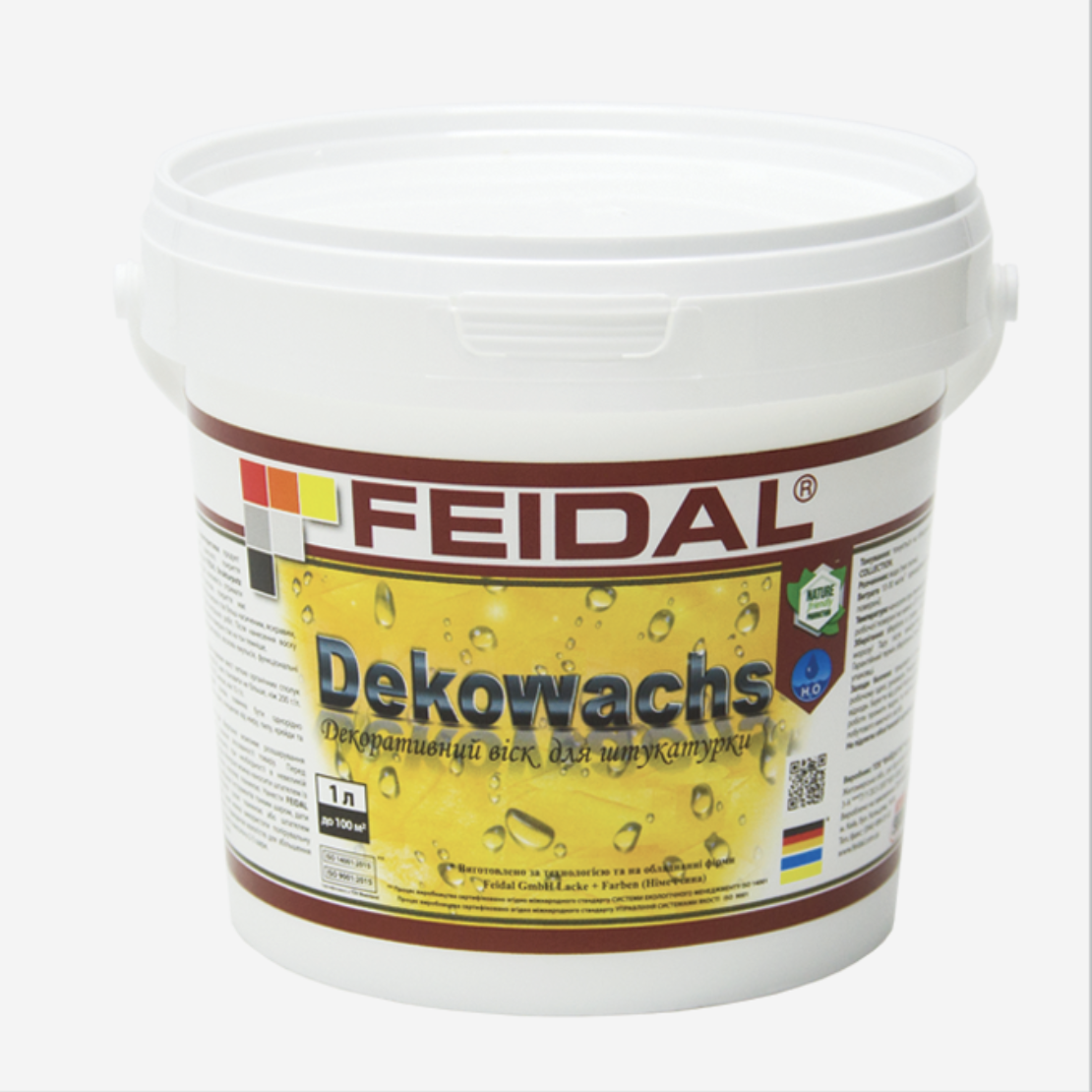 Воск для декоративных штукатурок Dekowachs Feidal 1л
