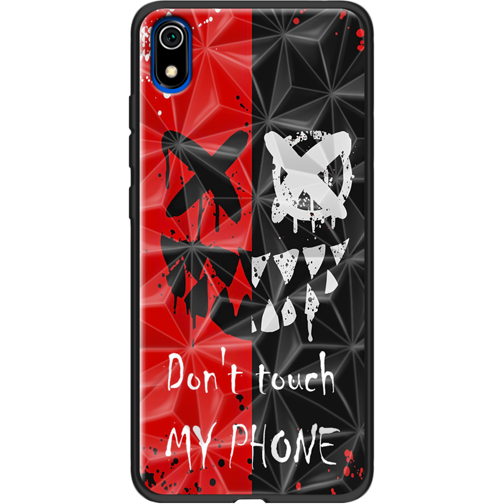 Чохол Boxface Xiaomi Redmi 7A Bad Smile Чорний силікон із призмою (37400-up2468-37869)