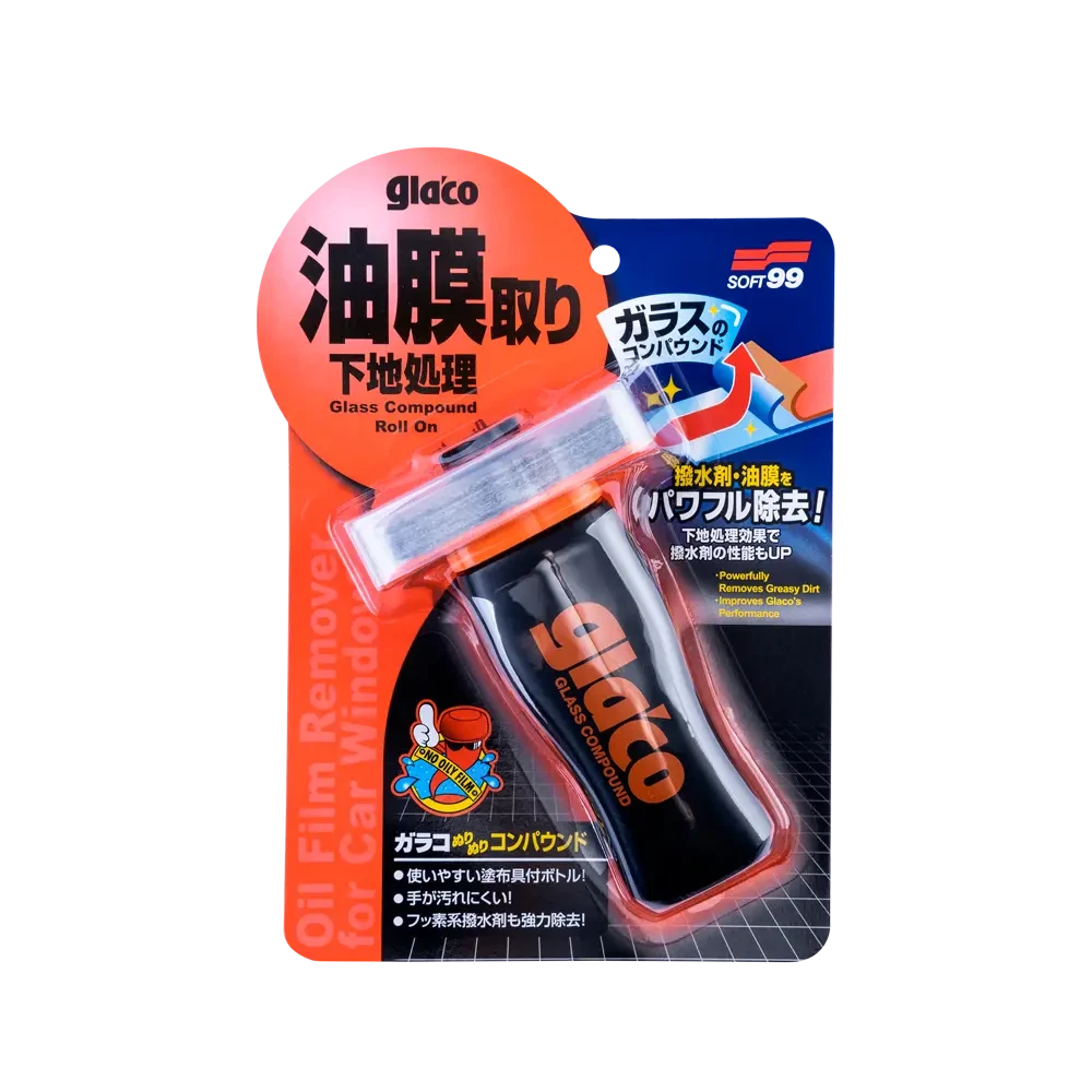Очиститель стекла абразивный SOFT99 Glaco Glass Compound Roll On 100 мл (29426772) - фото 2