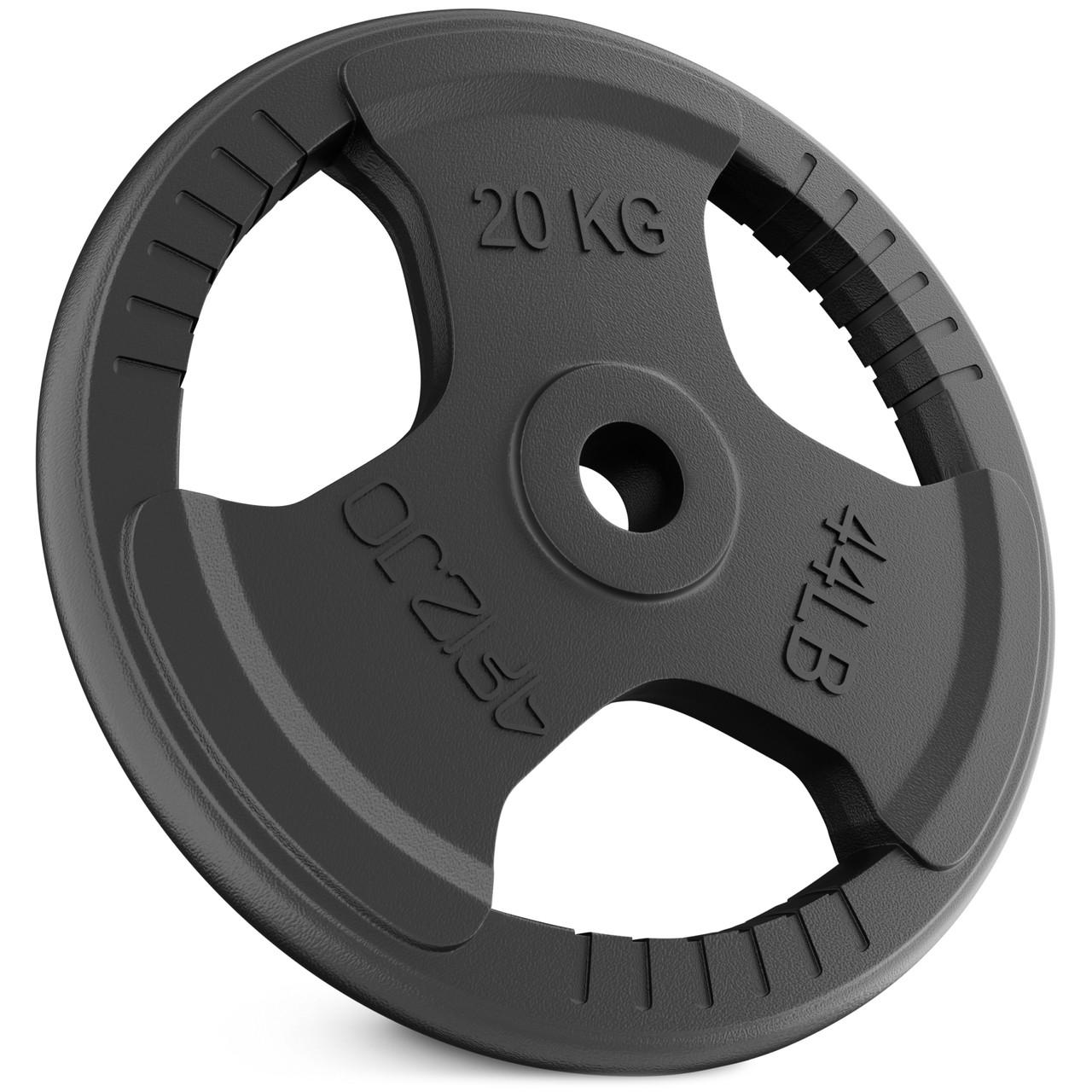 Диск металлический 4fizjo 20 кг 26 мм Black (P-5905973401395)