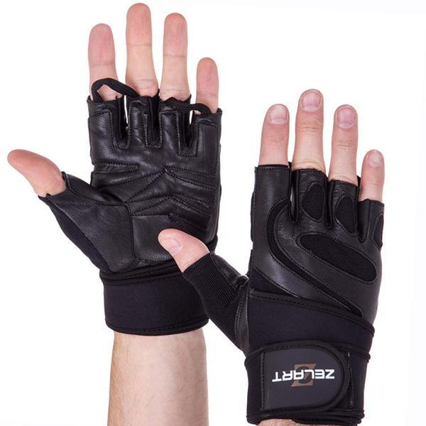 Перчатки для тяжелой атлетики Zelart SB-161074 XXL Черный (07363045)