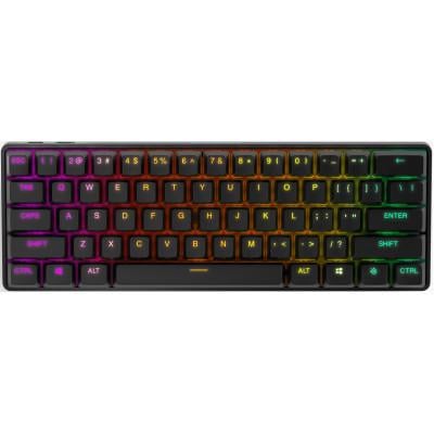 Клавіатура ігрова SteelSeries Apex Pro Mini WL HyperMagnetic Switches OmniPoint 2.0 OLED (36266460)