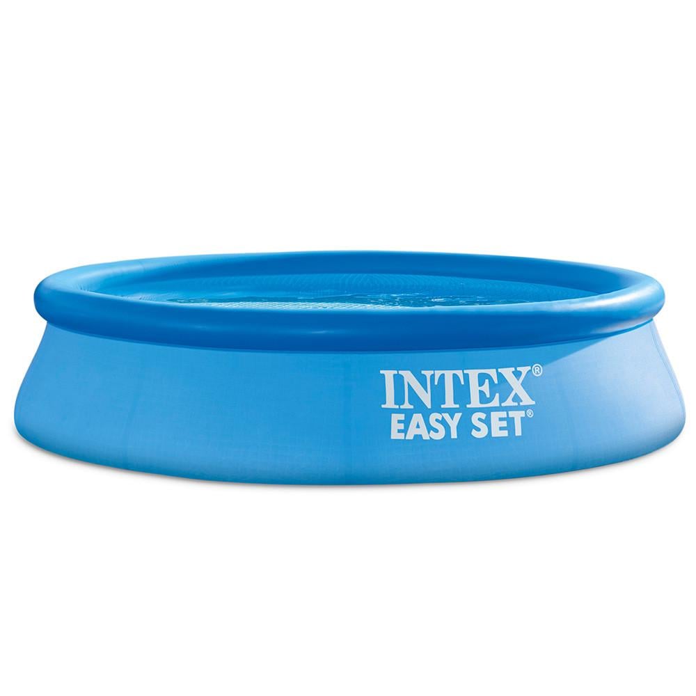 Бассейн надувной круглый Easy Set Intex 28106 с надувным бортом 244х61 см. Синий (147-9-28106) Бассейн надувной круглый Easy Set Intex 28106 с надувным бортом 244х61 см. Синий (147-9-28106)