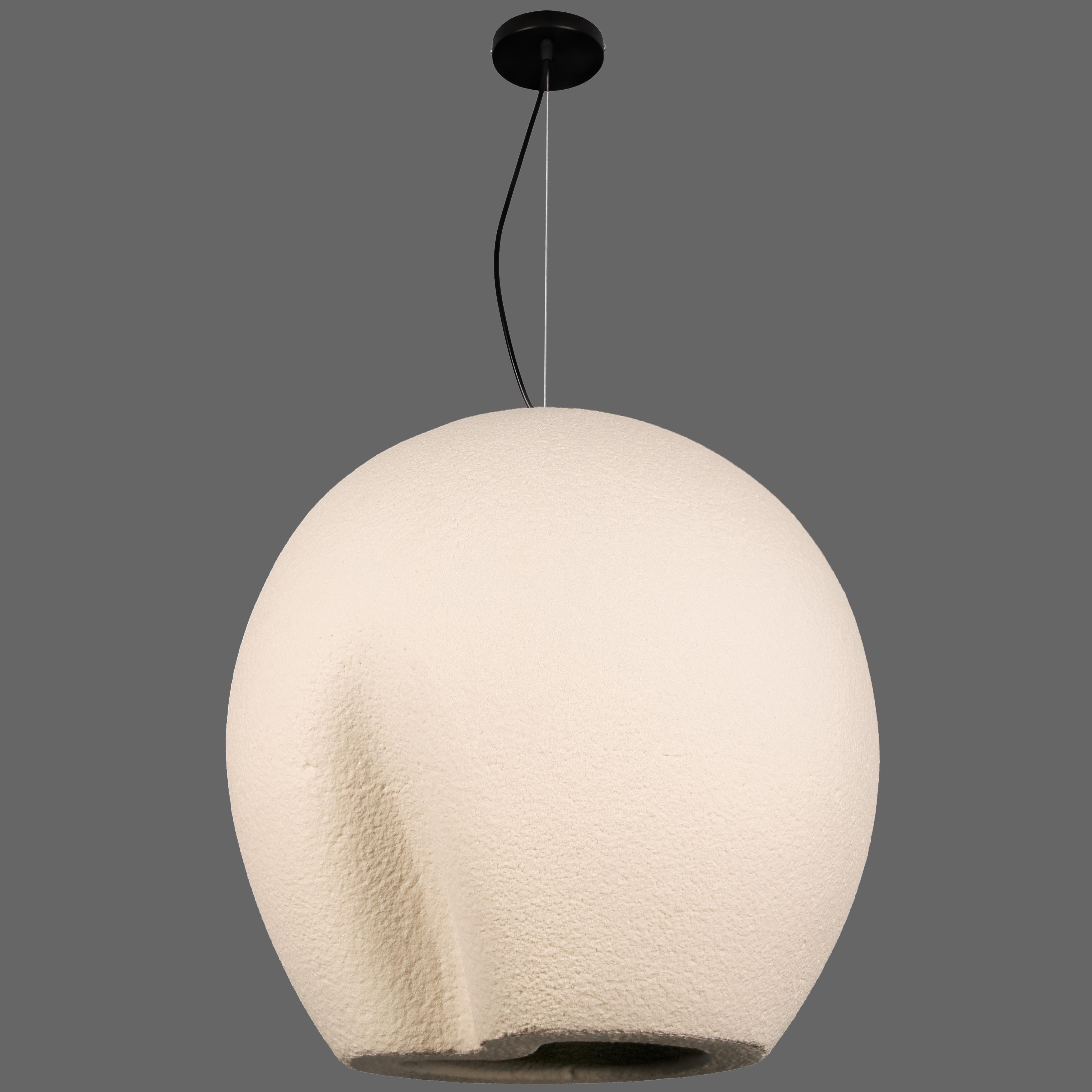 Подвесной светильник гипсовый Wabi-Sabi 60 см (909-XL3564 (600) BEIGE)