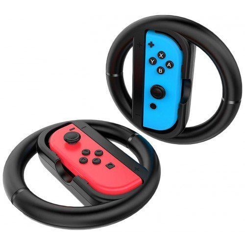 Руль для геймпадов Nintendo Switch Joy-Con Wheel Pair 2 шт. Красный/Голубой (36509) - фото 2 Руль для геймпадов Nintendo Switch Joy-Con Wheel Pair 2 шт. Красный/Голубой (36509) - фото 2