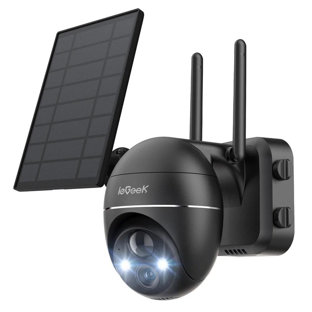 Сонячна камера безпеки IeGeek ZS-GX1S 2K/5MP кольорове нічне бачення бездротова PTZ