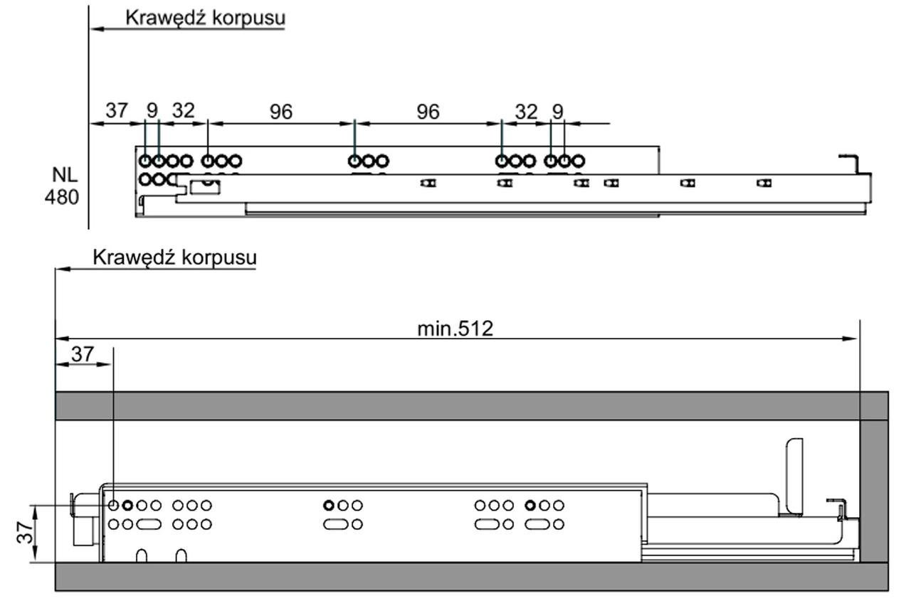 Полиця низька MAXIMA PURO 900х50х480 мм Чорний матовий (WE35.0011.01.A18) - фото 2 Полиця низька MAXIMA PURO 900х50х480 мм Чорний матовий (WE35.0011.01.A18) - фото 2