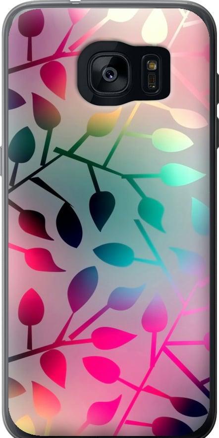 Чехол на Samsung Galaxy S7 Edge G935F Листья (2235u-257-42517)