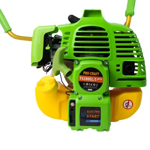 Бензокоса ProCraft T4200EL/S Pro электростарт/3 ножа/воротник/разборная штанга - фото 5 Бензокоса ProCraft T4200EL/S Pro электростарт/3 ножа/воротник/разборная штанга - фото 5