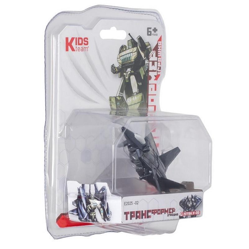 Дитяча іграшка-транформер Літак F-22 E2025-02 (26130772) - фото 3