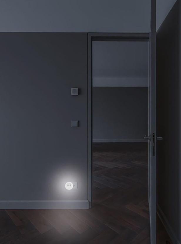 Нічник LED Livarno Home з датчиком темряви та 2-USB портами для зарядки (P1-00277) - фото 3