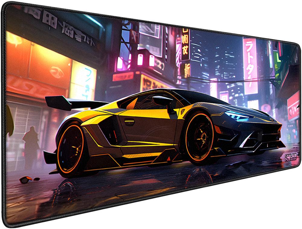 Коврик для мышки SHLab Lamborghini in Cyberpunk City SHM-396 70х30 см (35877)