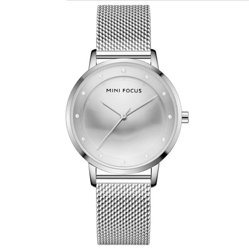 Часы женские Mini Focus 0332L влагозащитный Silver