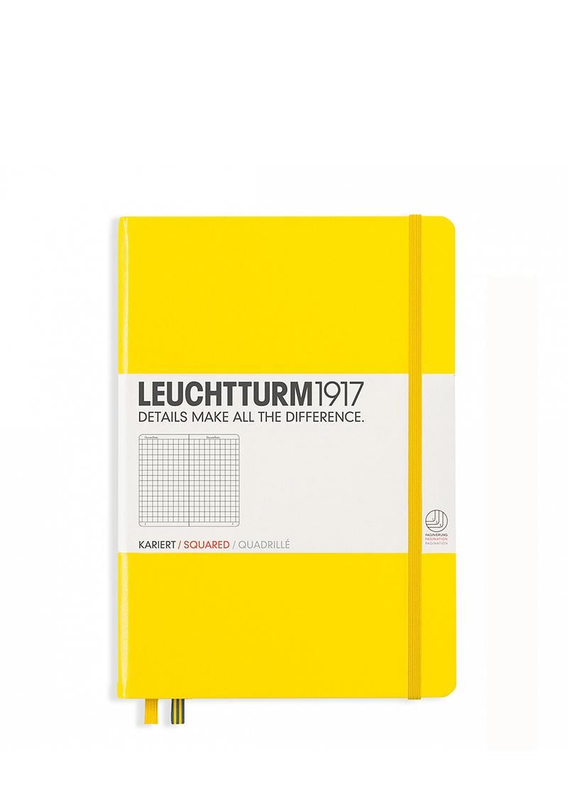 Блокнот Leuchtturm1917 средний клеточка Лимонный (344799)