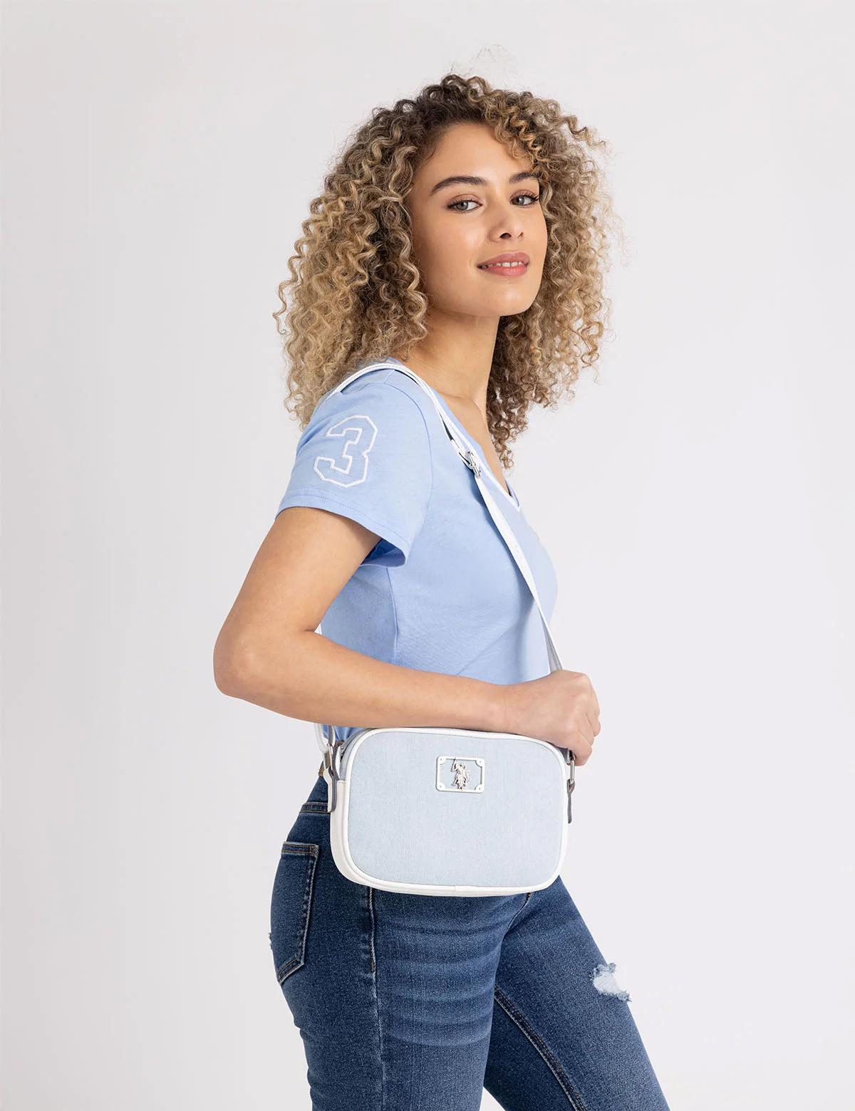 Сумка крос-боді U.S. POLO ASSN DENIM Блакитний (0353) - фото 2 Сумка крос-боді U.S. POLO ASSN DENIM Блакитний (0353) - фото 2