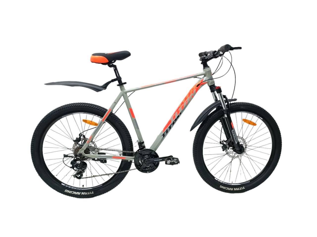 Велосипед Titan Arena 29" 22" Серо-оранжевый