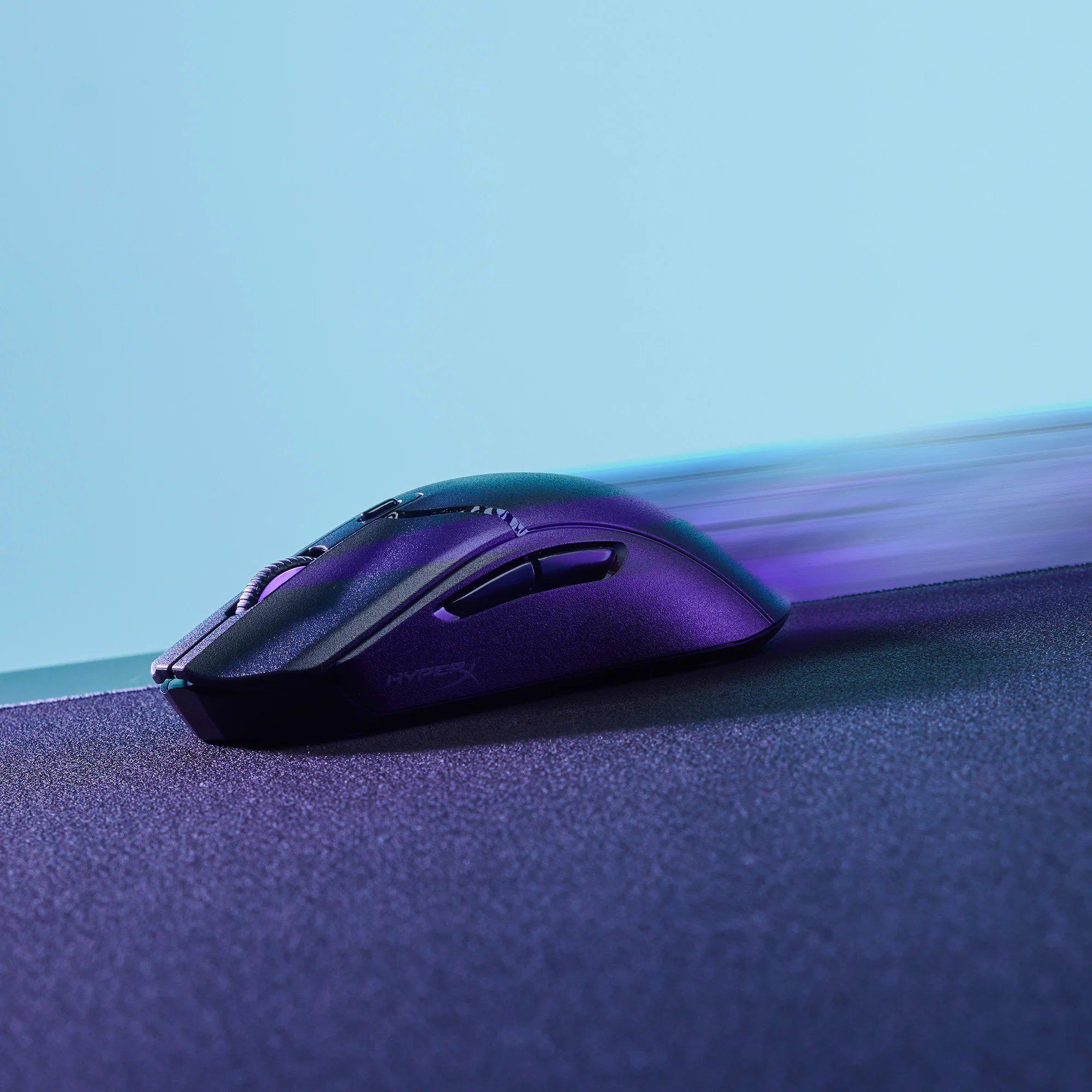 Миша комп'ютерна HyperX Pulsefire Haste 2 Core бездротовий зв'язок Bluetooth 1200 dpi підсвічування Чорний (627053) - фото 9