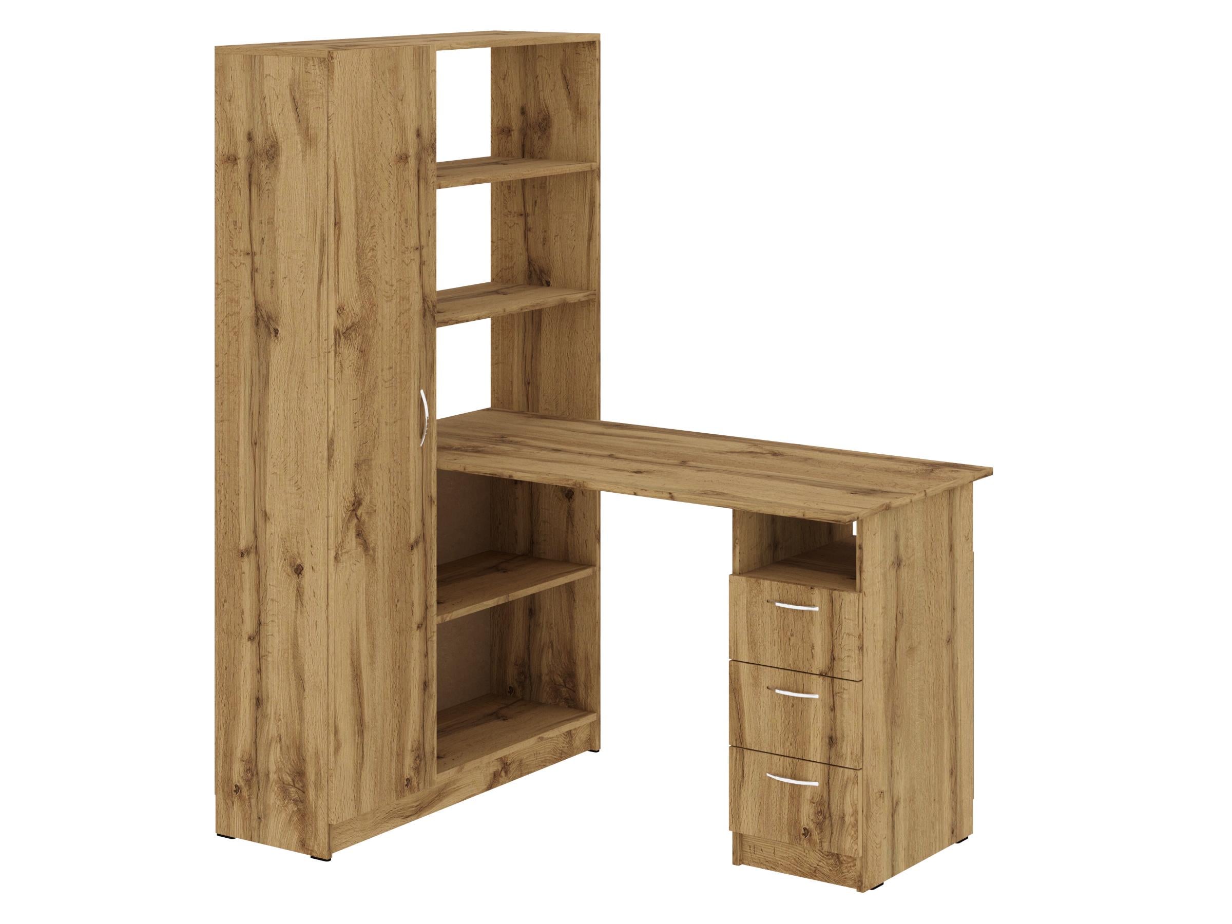 Письмовий стіл PEHOTIN Спектр 130х94х75/162 см Дуб тахо (PN-101596)