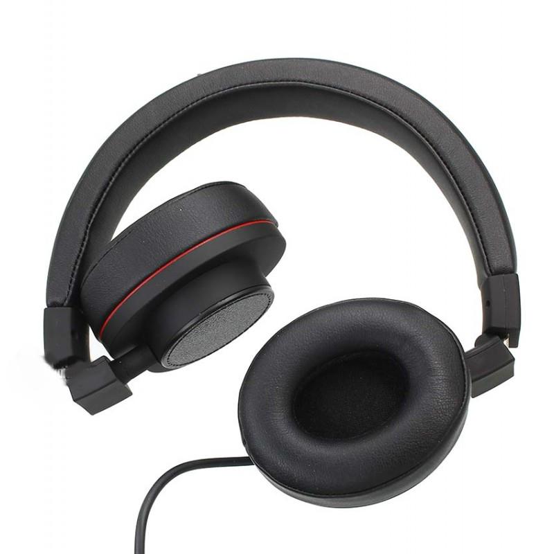 Наушники накладные проводные с микрофоном GORSUN GS-788 Черный (6926874220884)