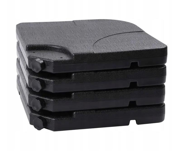 Підставка для садової парасольки WCG на 4 секції до 80 кг Чорний (W-103MUB1) - фото 7