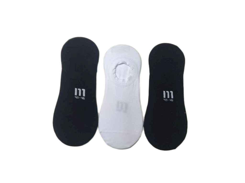 Шкарпетки-сліди чоловічі MINORA з сіліконом 3 пари р. 39-42 Різнокольоровий (926406)