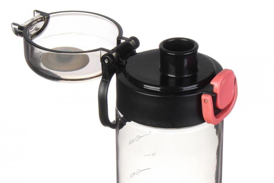 Бутылка спортивная 680 мл с сеточком Черный (61-4023) - фото 3